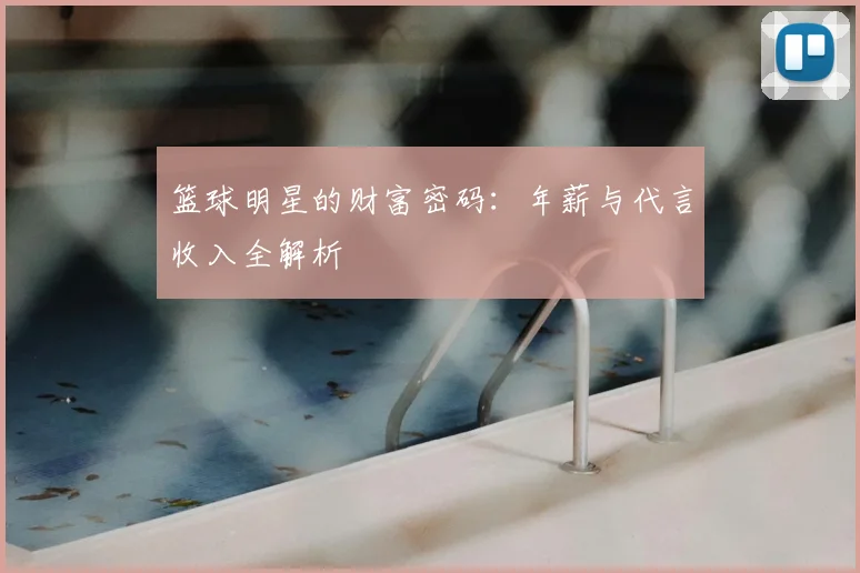 篮球明星的财富密码：年薪与代言收入全解析